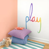 Watercolor Words • Play • Peel-and-Stick Wall Decals