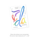 Watercolor Words • Read • Peel-and-Stick Wall Decals
