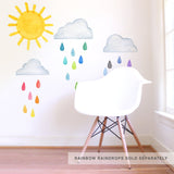 Watercolor Sun • Medium • Peel-and-Stick Wall Decals