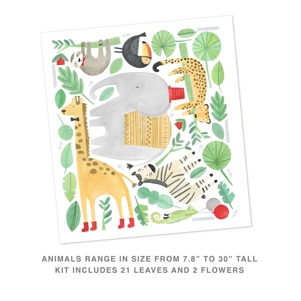 Modern Jungle Kit • Peel-and-Stick Wall Decals