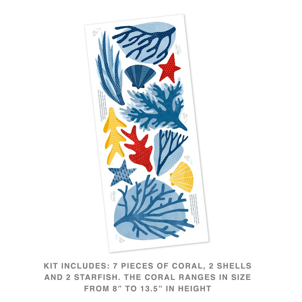 Coral Kit • Peel-and-Stick Wall Decals