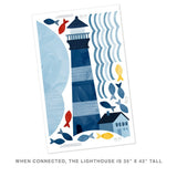 Lighthouse Kit • Peel-and-Stick Wall Decals