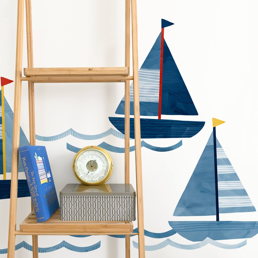 Three Boats • Peel-and-Stick Wall Decals