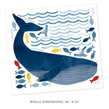 Warrick The Whale • Peel-and-Stick Wall Decals