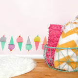 Ice Cream Cones • Peel-and-Stick Wall Decals