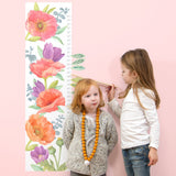 Poppy Mix Growth Chart • Peel-and-Stick Wall Decals