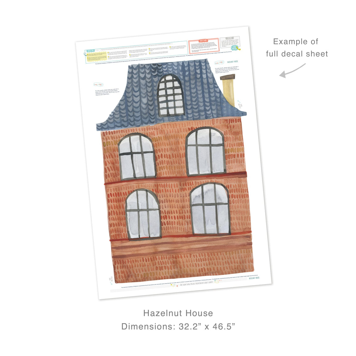 Hazelnut House • Peel-and-Stick Wall Decals