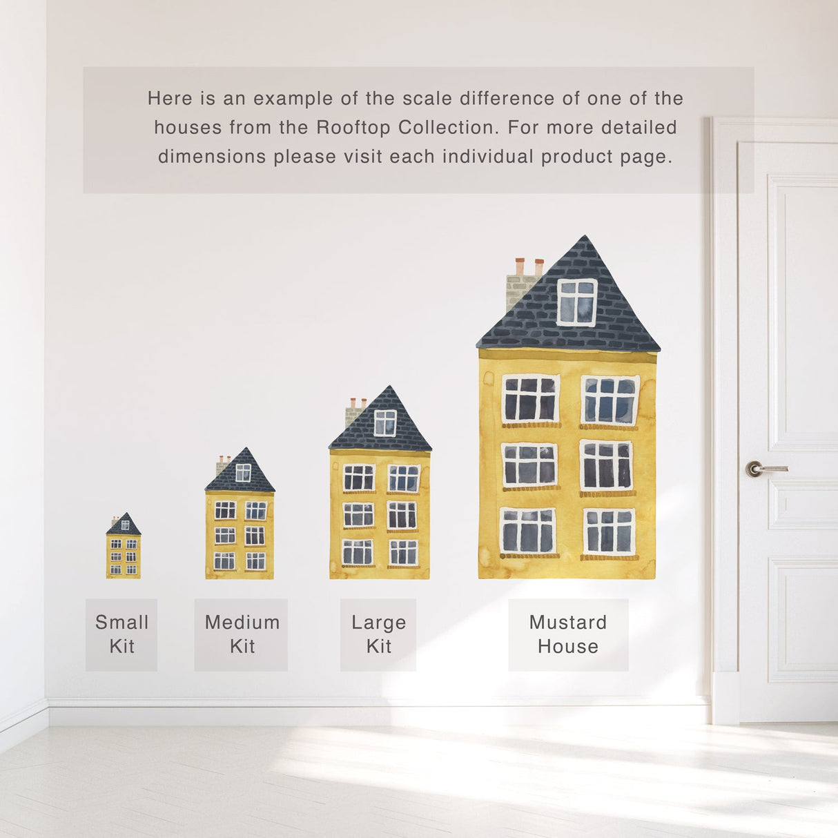 Mustard House • Peel-and-Stick Wall Decals
