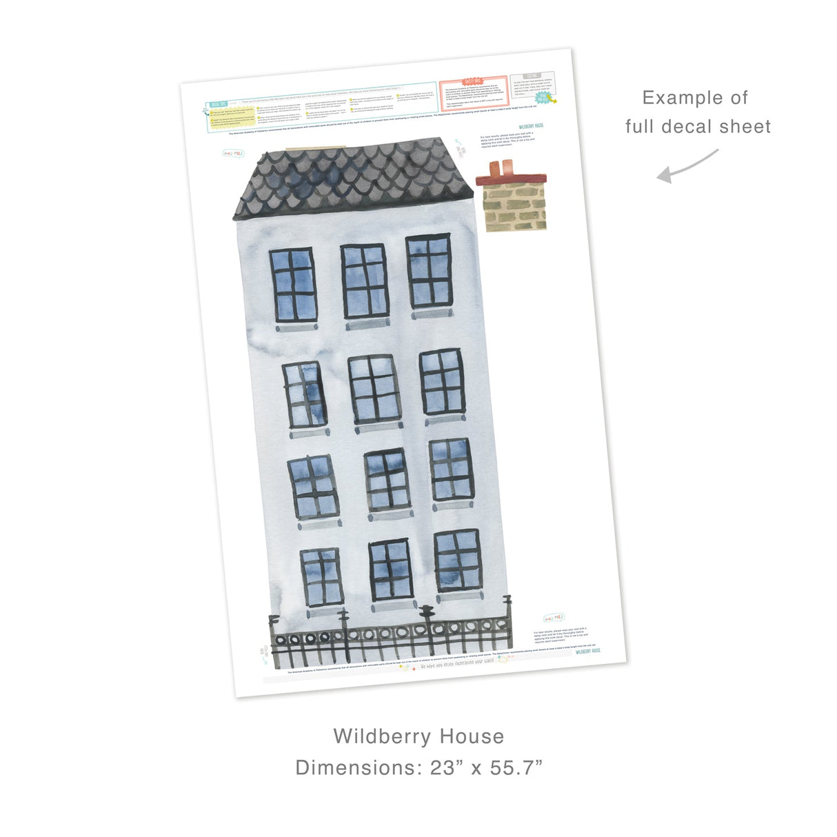 Wildberry House • Peel-and-Stick Wall Decals