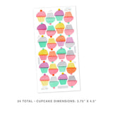 Cupcakes • Peel-and-Stick Wall Decals