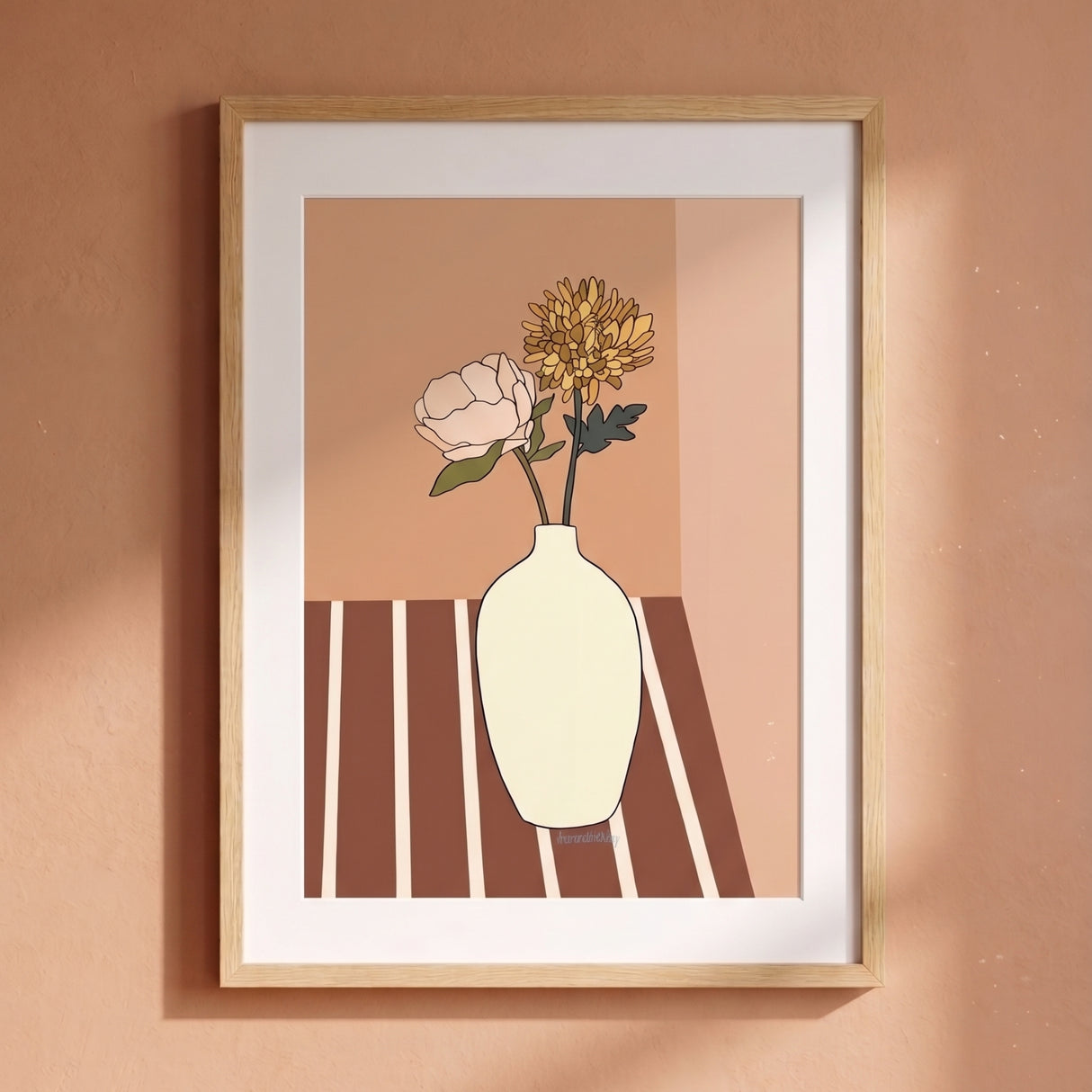November | Chrysanthemum + Peony