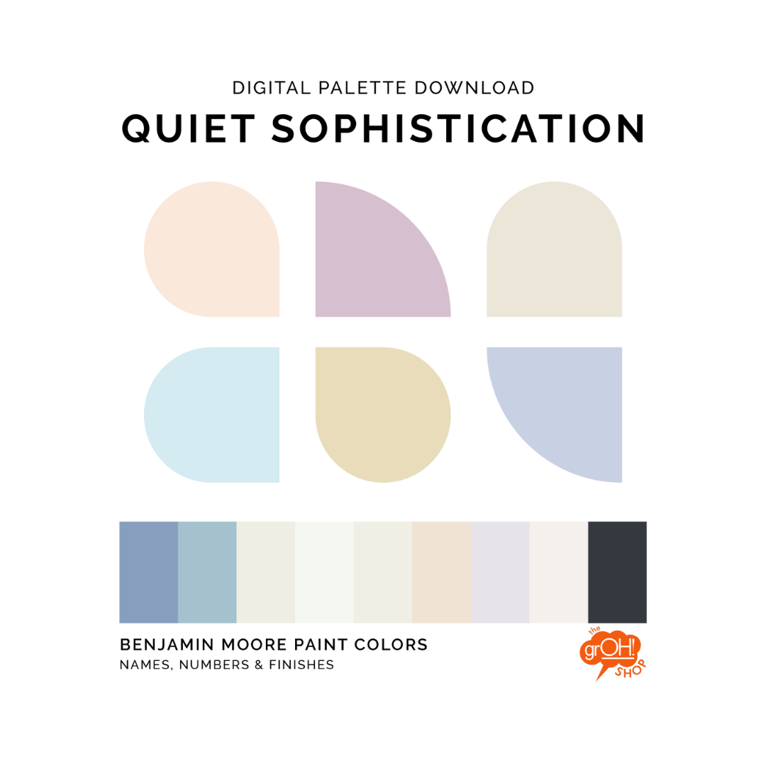 Paint Color Palette: Quiet Sophistication