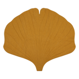 Linen “Mango” Ginkgo Leaf Mat