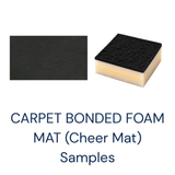 Carpet Bonded Foam Mat (Cheer Mat) Samples