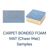Carpet Bonded Foam Mat (Cheer Mat) Samples