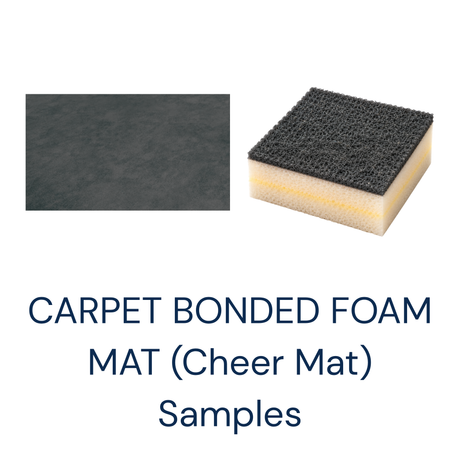Carpet Bonded Foam Mat (Cheer Mat) Samples