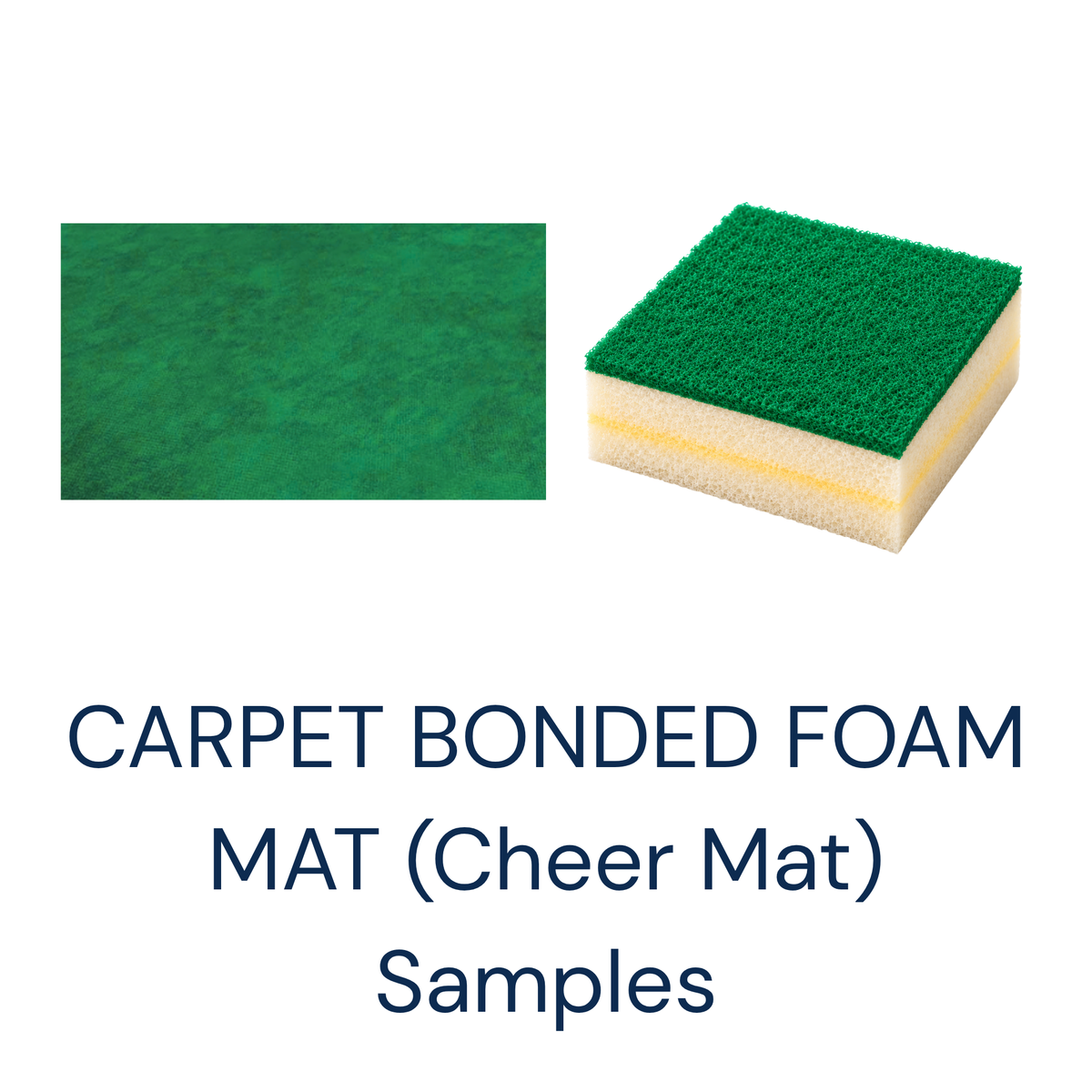 Carpet Bonded Foam Mat (Cheer Mat) Samples