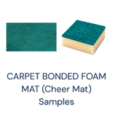 Carpet Bonded Foam Mat (Cheer Mat) Samples