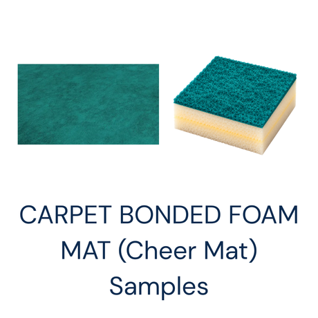 Carpet Bonded Foam Mat (Cheer Mat) Samples