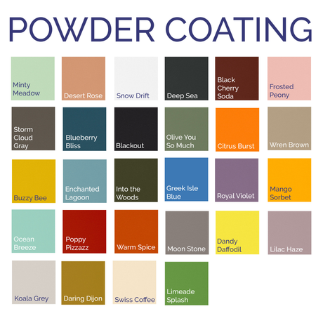 Powder Coat Samples