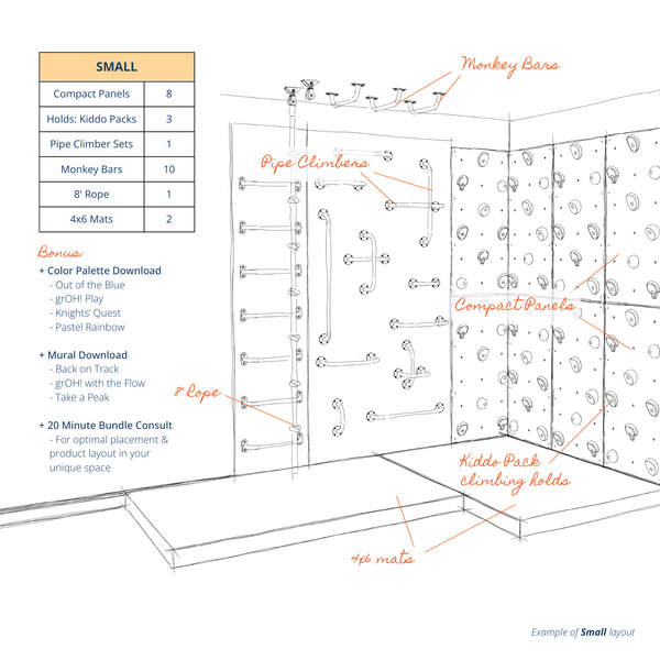  Small Active Playroom Bundle size