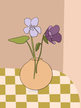 February | Violet and Primrose