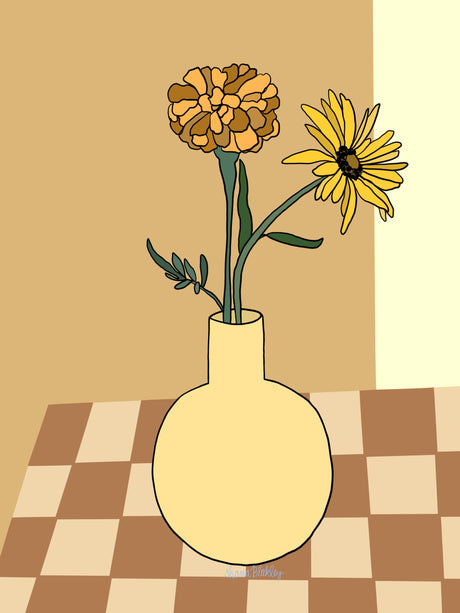October |  Marigold + Cosmos