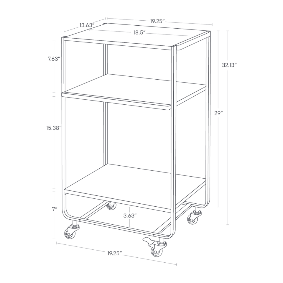 Imagination Station- Rolling Utility Cart