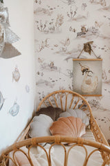 Velvet “Beige Pearl” Shell Pillow