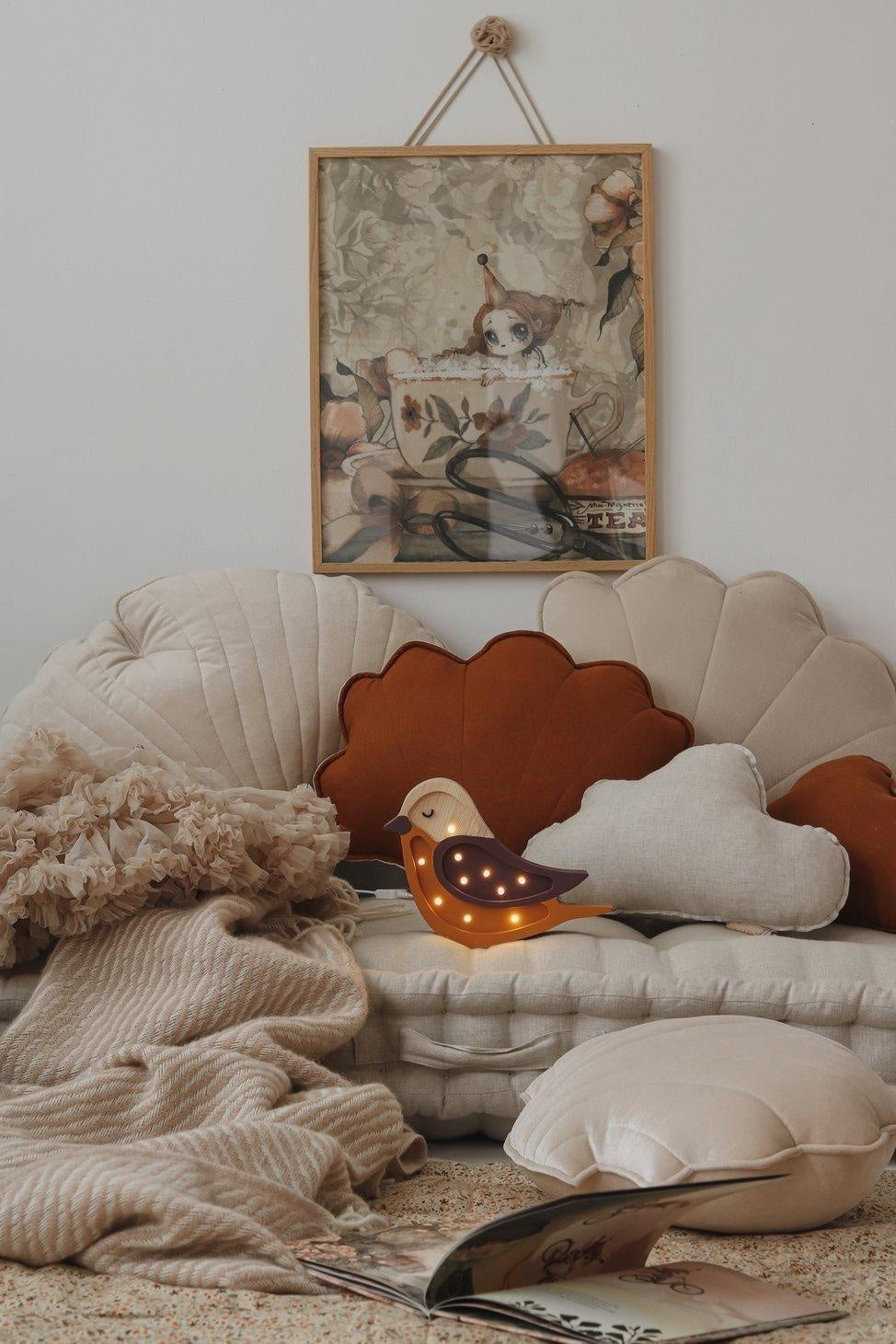 Linen “Caramel” Shell Pillow