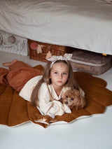 Linen “Caramel” Shell Mat