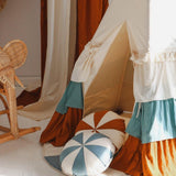 “Circus” Teepee Tent with Frills