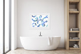 Exhalation in Blue - Art Print