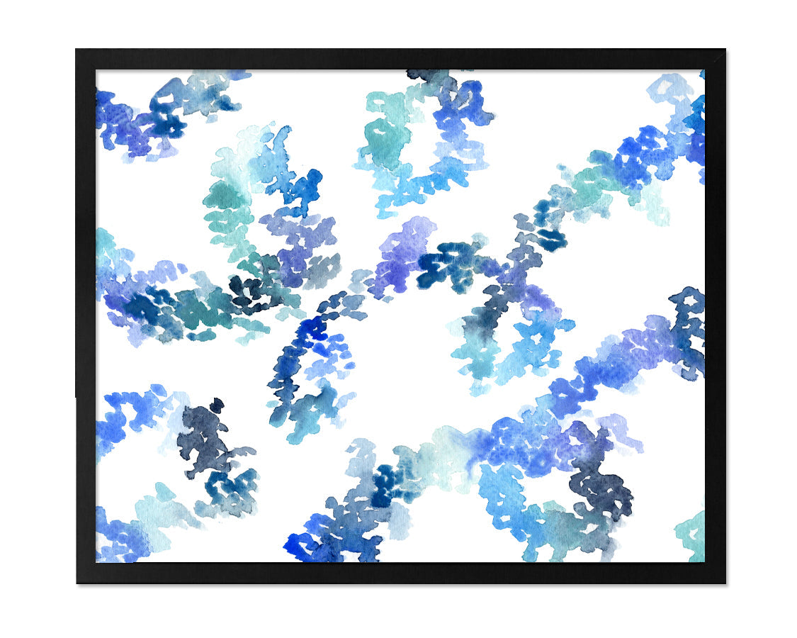 Exhalation in Blue - Art Print