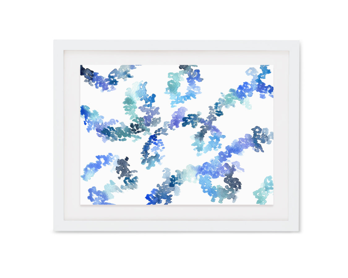 Exhalation in Blue - Art Print