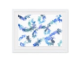 Exhalation in Blue - Art Print
