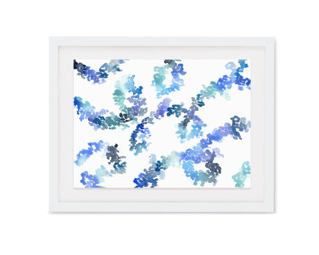 Exhalation in Blue - Art Print