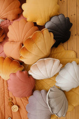 Velvet “Gold Pearl” Shell Pillow