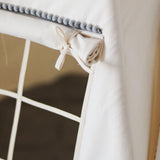 “Grey Pompoms” Teepee Tent with Pompoms