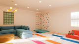 Petite grOH! Play climbing bundle with vibrant wall panels, climbing holds, and indoor crash pad for safe active play.