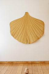 Velvet  “Honey” Ginkgo Leaf Mat