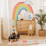 Watercolor Rainbow • Extra Large • Peel-and-Stick Wall Decals