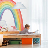 Watercolor Rainbow • Extra Large • Peel-and-Stick Wall Decals