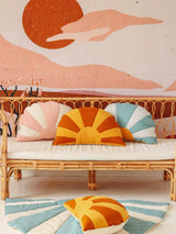“Caramel by the Sea” Sun Pillow
