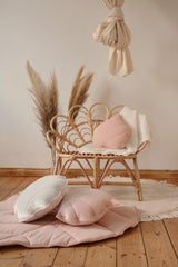 Linen “Light Pink” Leaf Mat