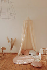 Linen “Light Pink” Leaf Mat