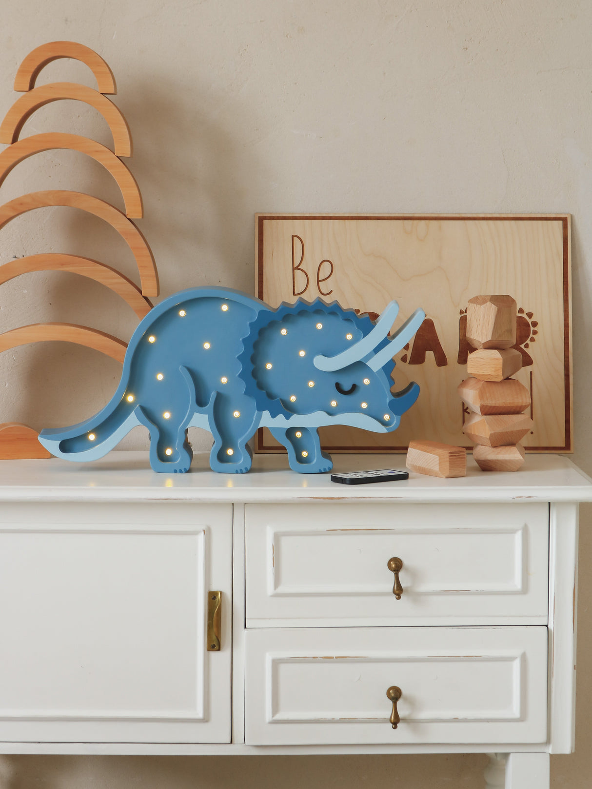 Little Lights Triceratops Dinosaur Lamp