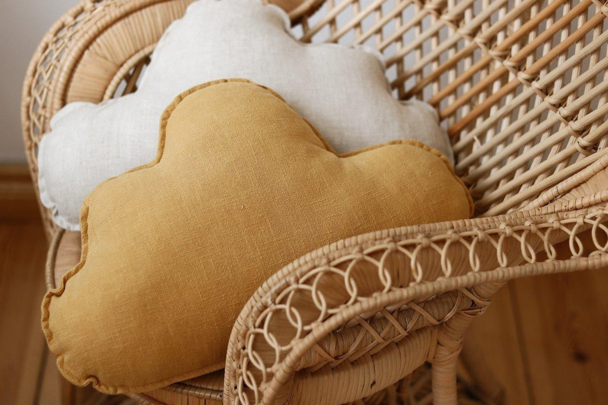 Linen “Mango” Cloud Pillow
