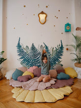 Linen “Marsala” Shell Mat