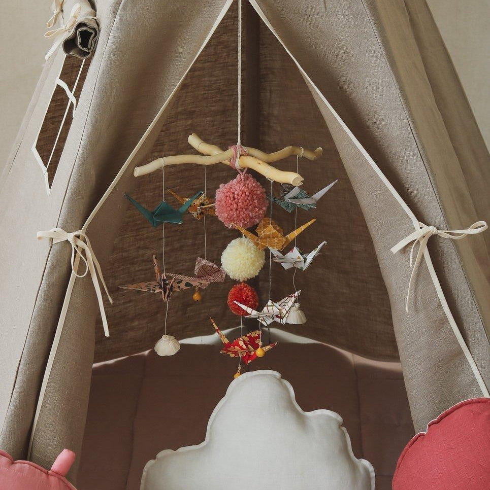 “Natural Linen” Teepee Tent